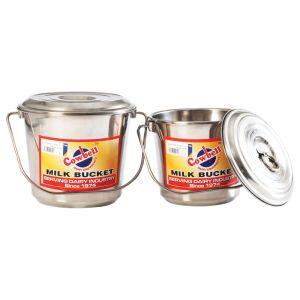 Bucket Stainless Cowbell w Lid