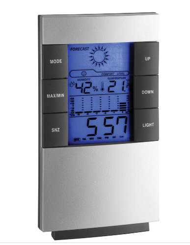 Weather Station Digital Indoor Silver