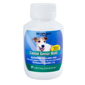 VETALOGICA CANINE SENIOR MULTI 120’S