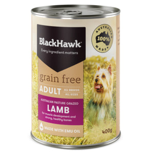 BLACK HAWK DOG GRAIN FREE LAMB WET FOOD