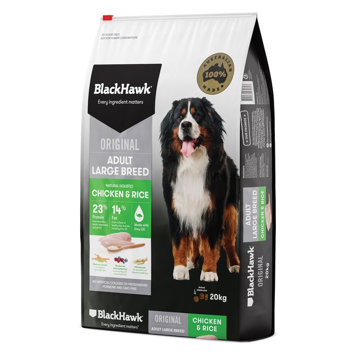 BLACK HAWK DOG LARGE BREED CHICKEN