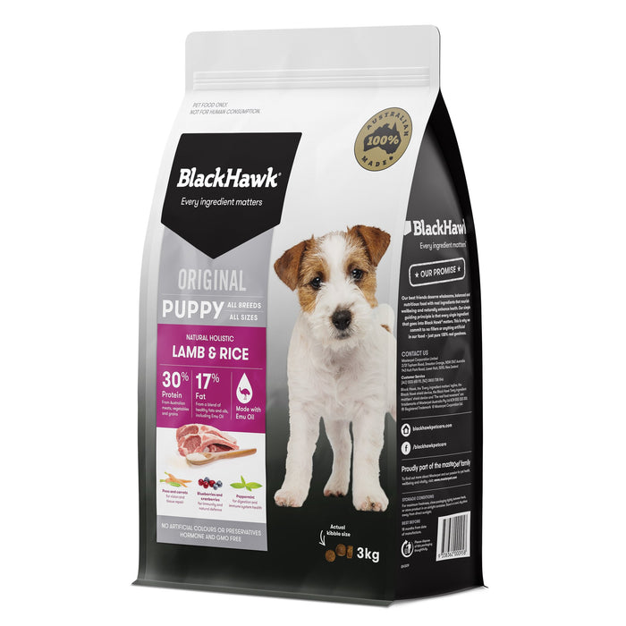 BLACK HAWK PUPPY LAMB AND RICE