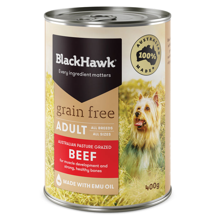BLACK HAWK DOG GRAIN FREE BEEF