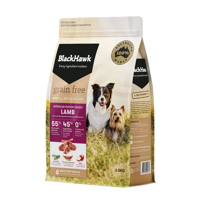 BLACK HAWK DOG GRAIN FREE LAMB