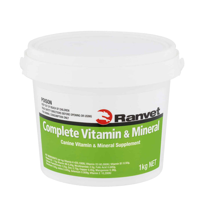RANVET COMPLETE VITAMIN & MINERAL 1KG