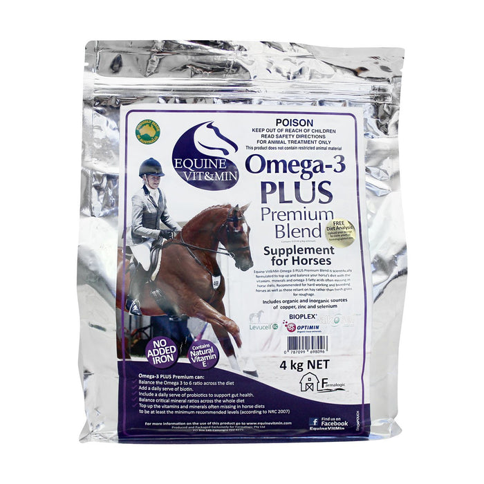 EQUINE VIT&MIN OMEGA - 3 PLUS PREMIUM