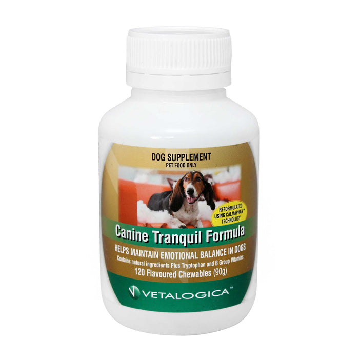 VETALOGICA CANINE TRANQUIL FORMULA 120’S