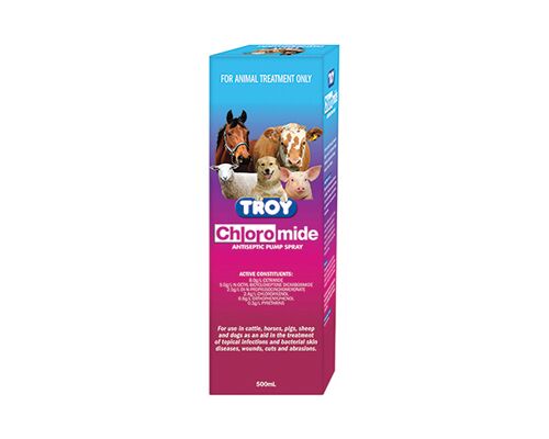 TROY CHLOROMIDE ANTISEPTIC SPRAY 500ML