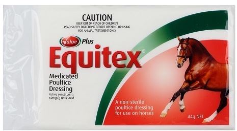 VALUE PLUS EQUITEX MEDICATED POULTICE DRESSING 44g