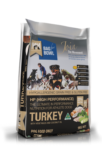 MEALS FOR MUTTS DOG HI PERFORMANCE TURKEY GLUTEN FREE GRAIN FREE