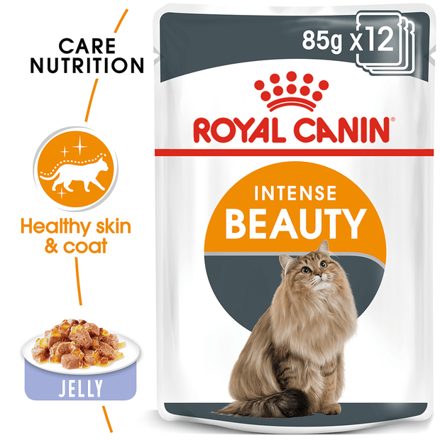 ROYAL CANIN INTENSE BEAUTY CARE JELLY 85G (12PK)
