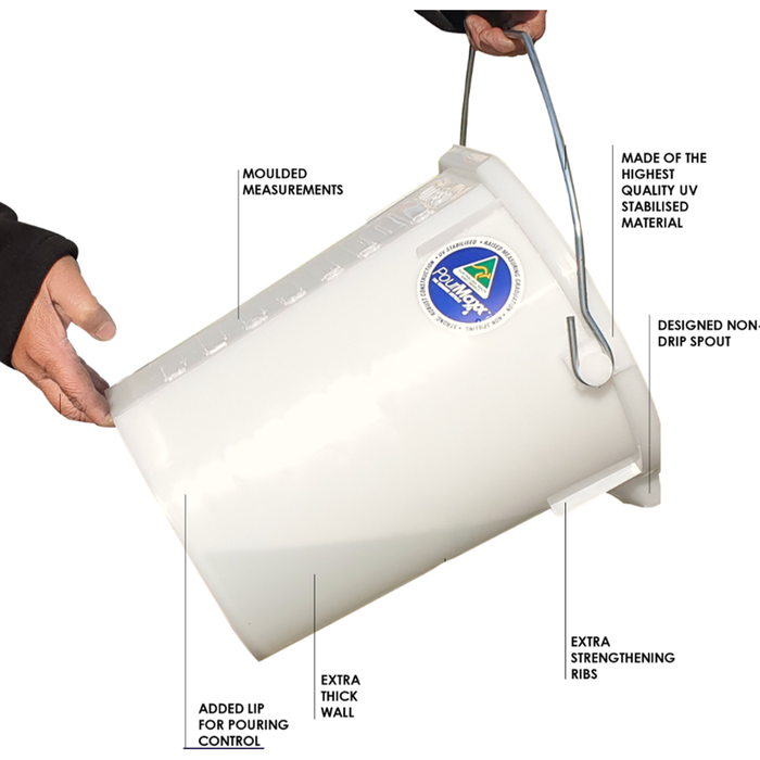 Bucket Plastic PourMaxx HeavyDuty 25L AU