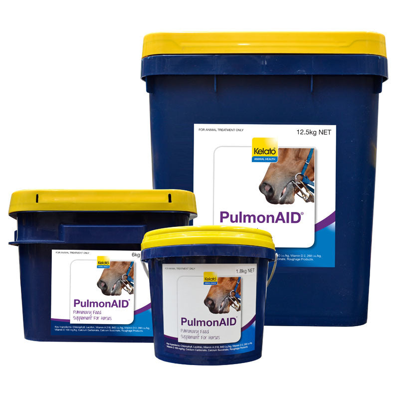 KELATO PULMONAID FEED ADDITIVES — EquinePlus Supplies