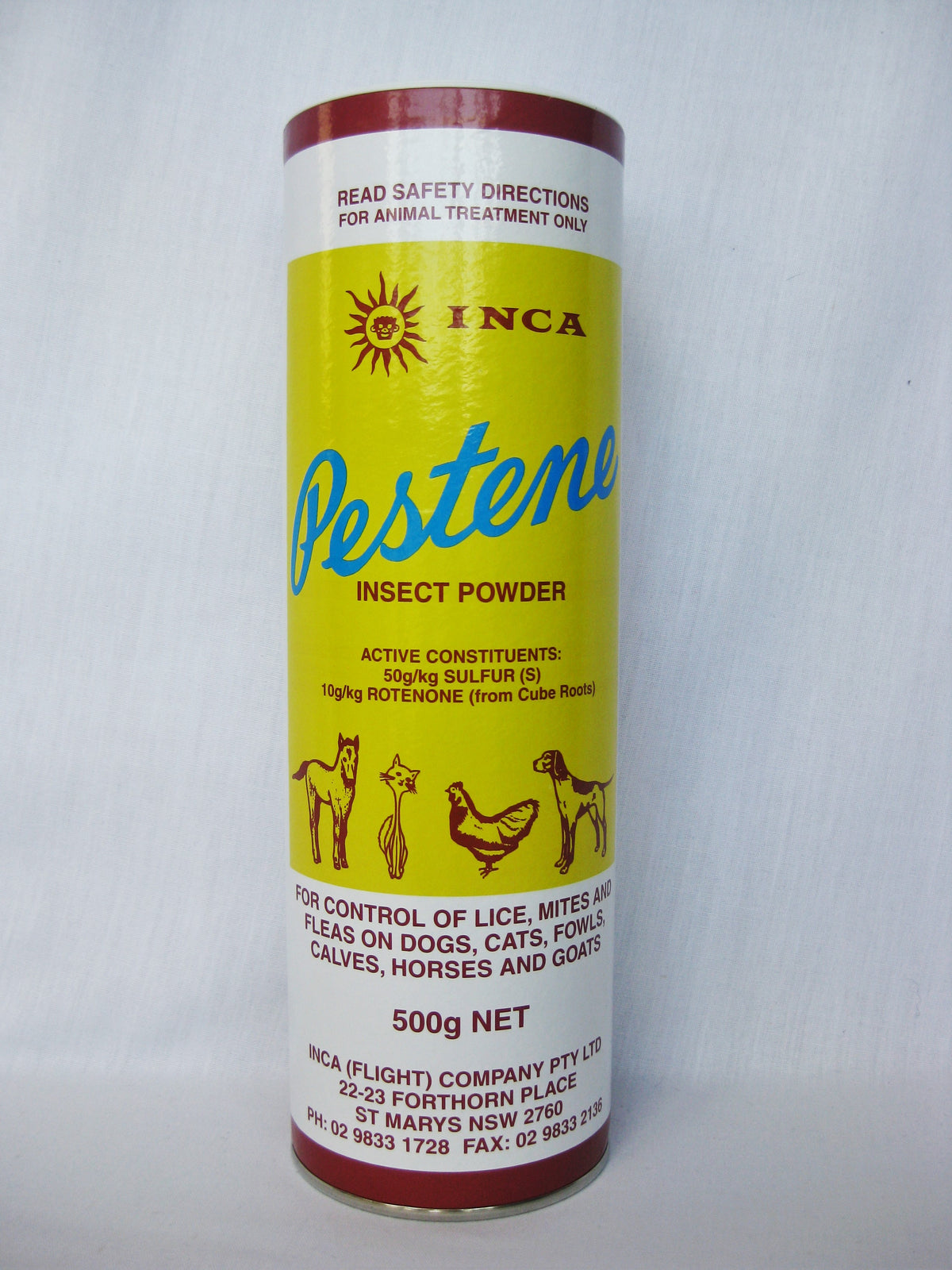 INCA PESTENE INSECT POWDER 500G — EquinePlus Supplies